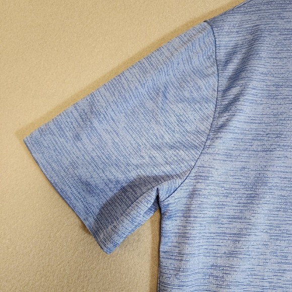 Under Armour Shirt Mens Medium Blue TShirt T-Shirt Loose Round Neck Short Sleeve - Picture 14 of 16